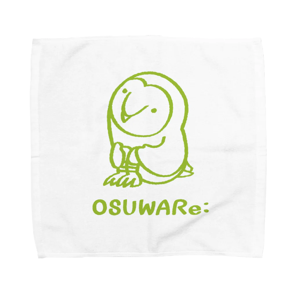 OSUWARe:のメンフクロウさん タオルハンカチ