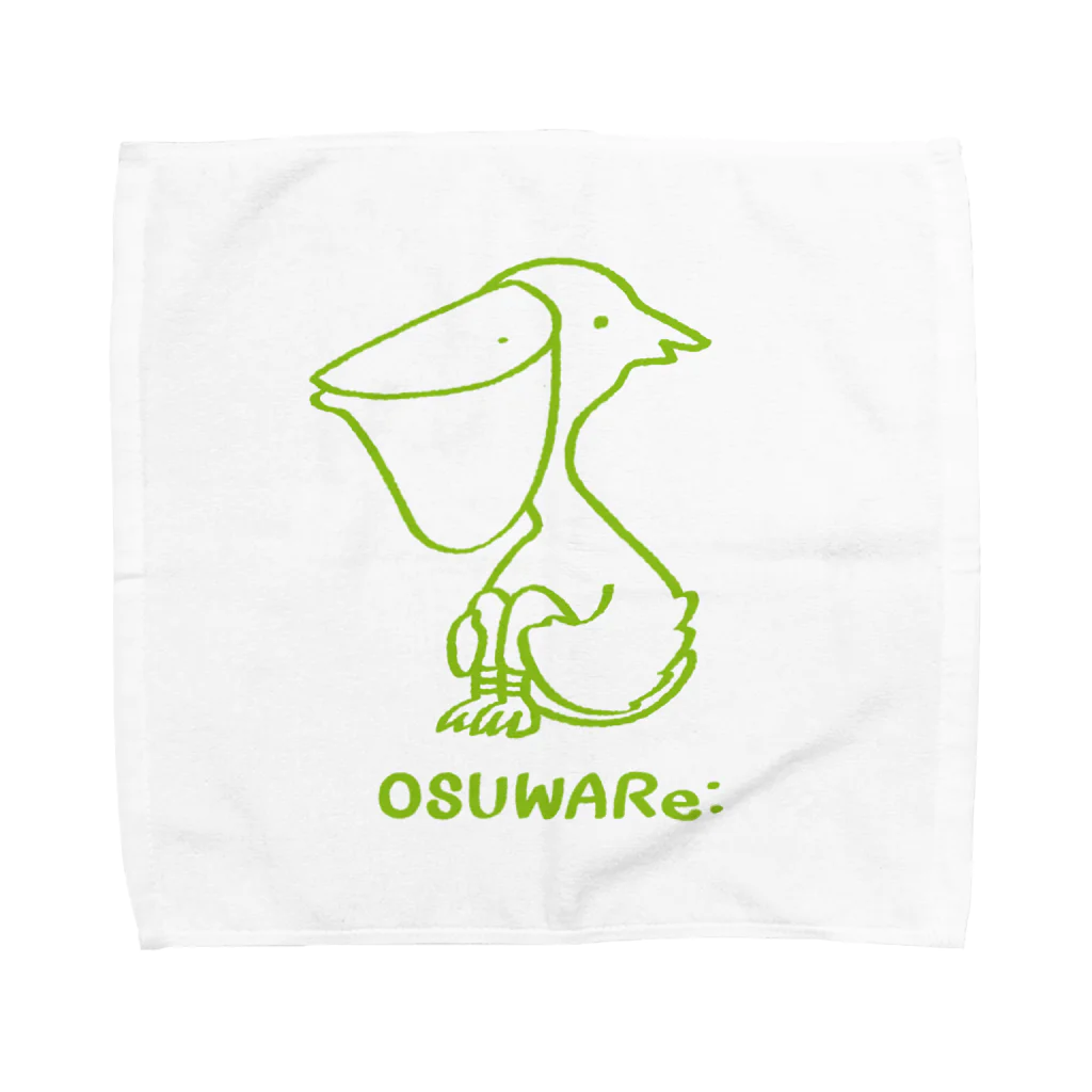 OSUWARe:のペリカンさん Towel Handkerchief