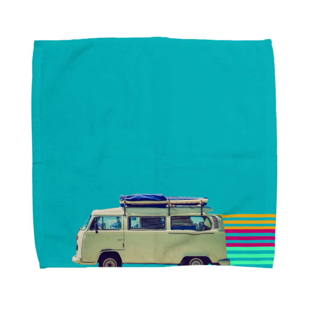 なうちのPastel Wagon Towel Handkerchief