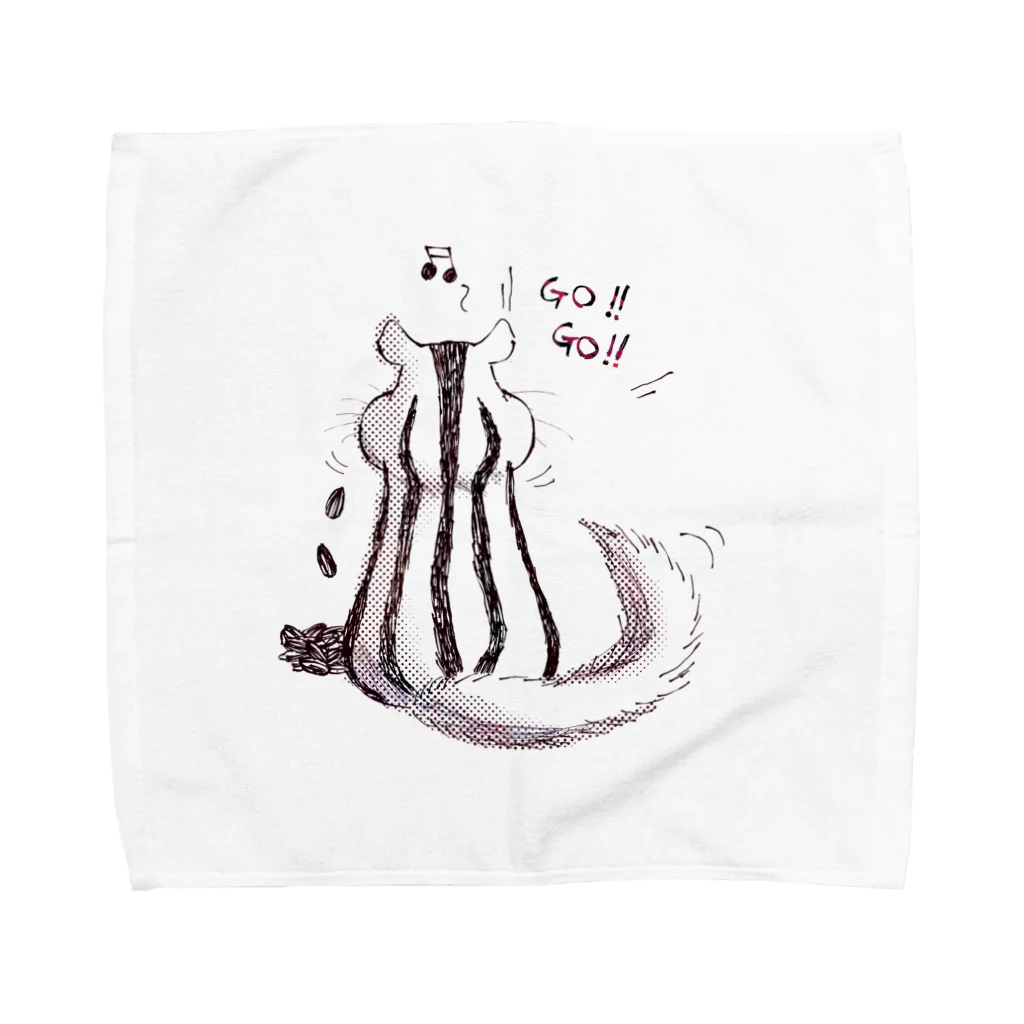 wawacomet*のセナカビジンリス Towel Handkerchief