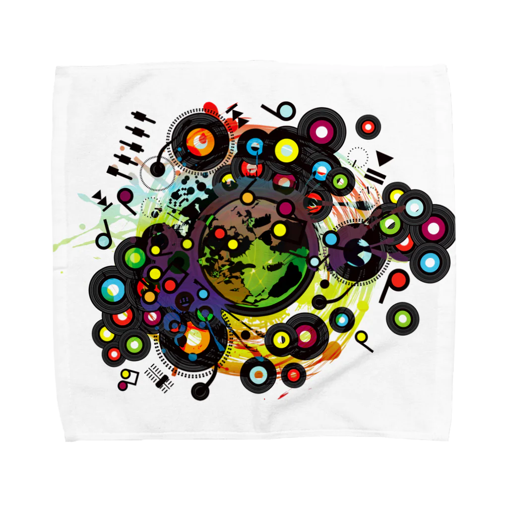 AURA_HYSTERICAのEarth_Music Towel Handkerchief