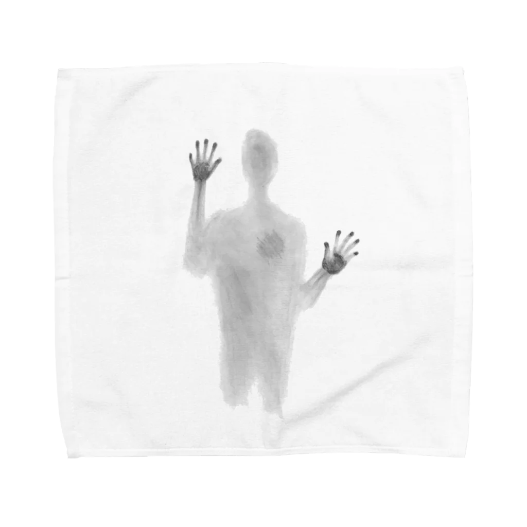 Ryo’s Art Shopのちょっと不気味な人 Towel Handkerchief