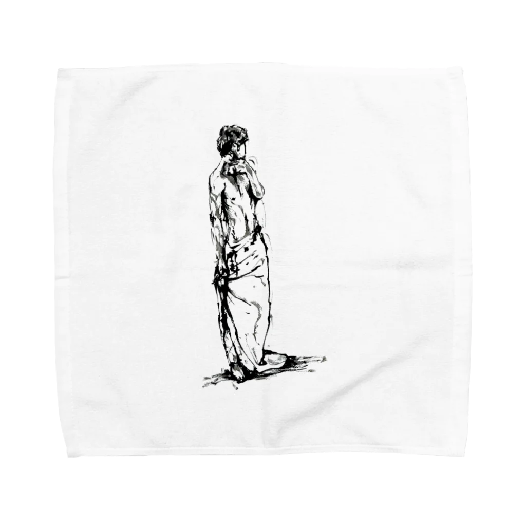シシカバぐっずの半裸の男性 Towel Handkerchief