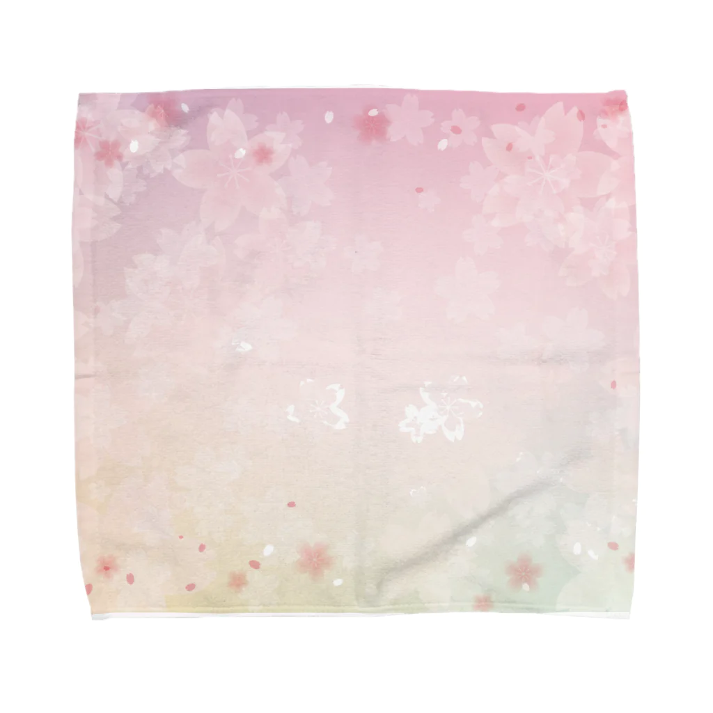 わたのはらの尾の上の桜 Towel Handkerchief