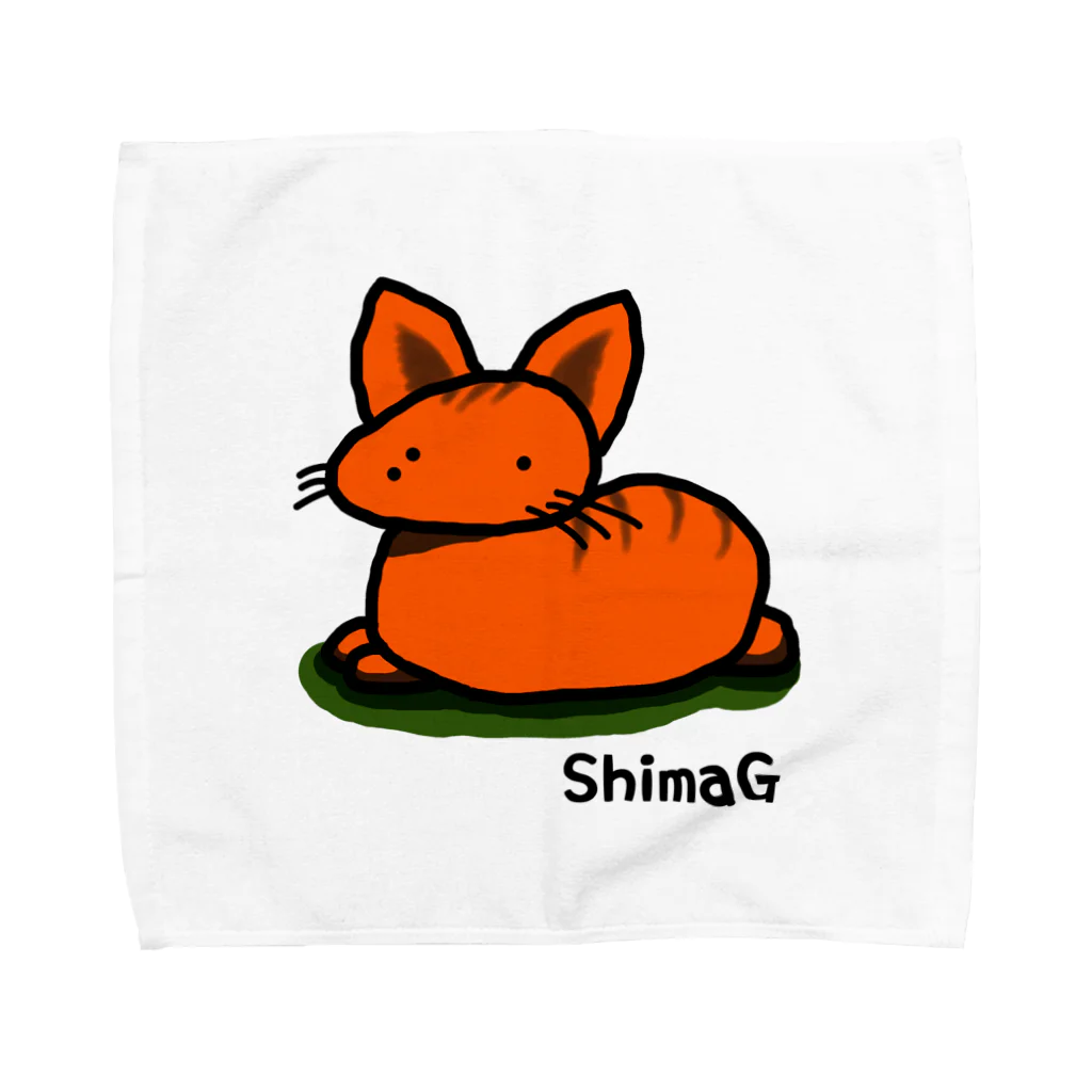 藤生一穂の「しまG] Towel Handkerchief