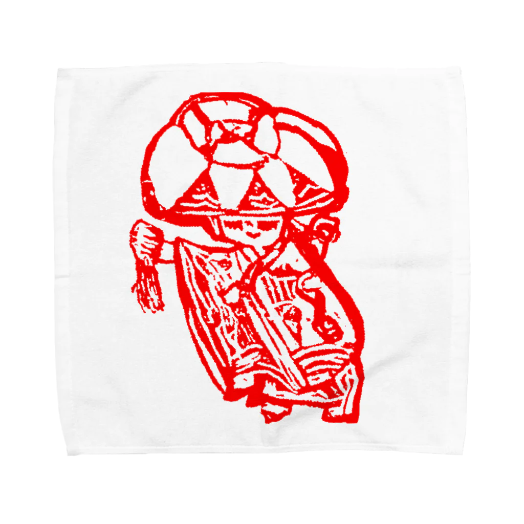 yukino-hiの赤花の記憶 Towel Handkerchief
