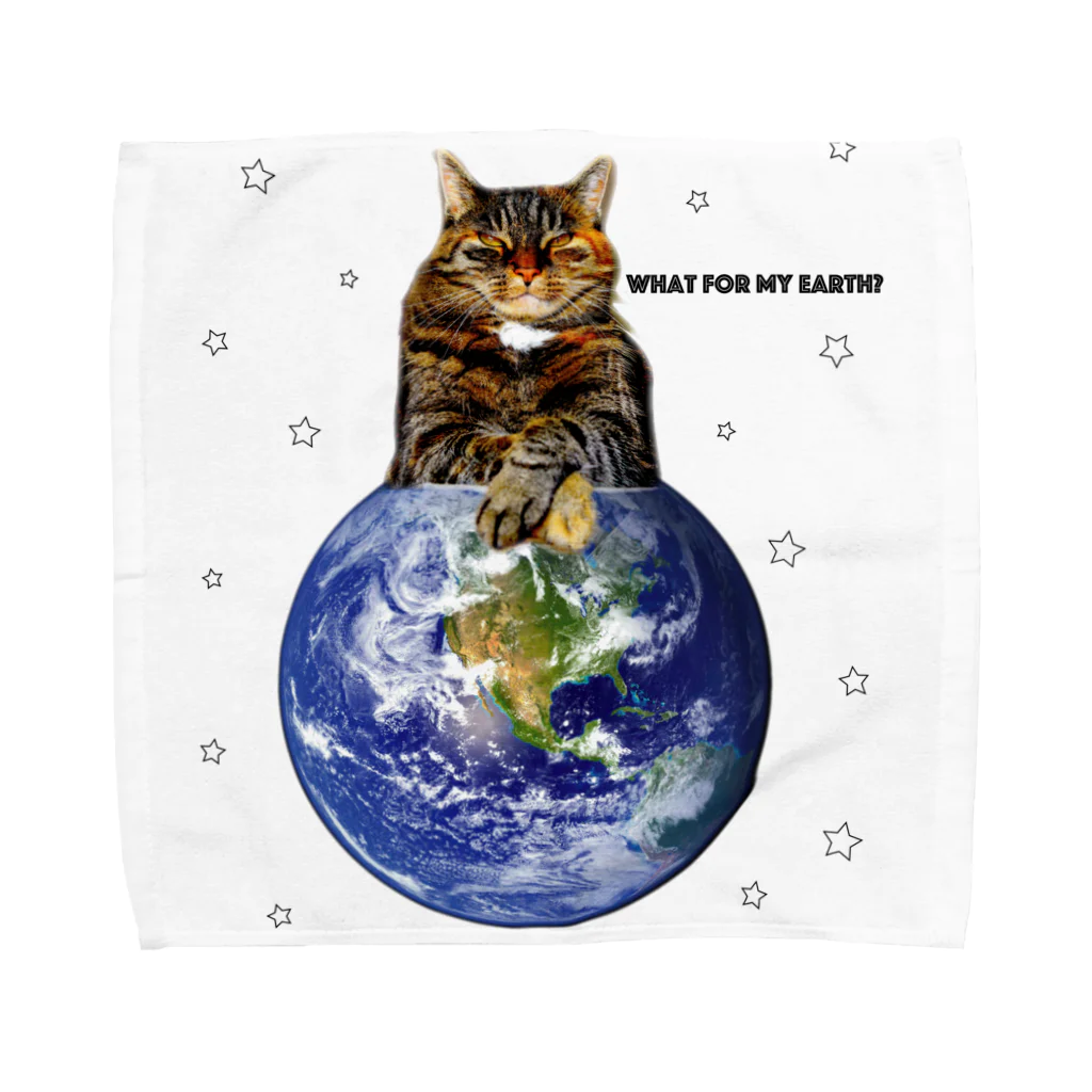 MEOW GALAXYのmy earth タオルハンカチ