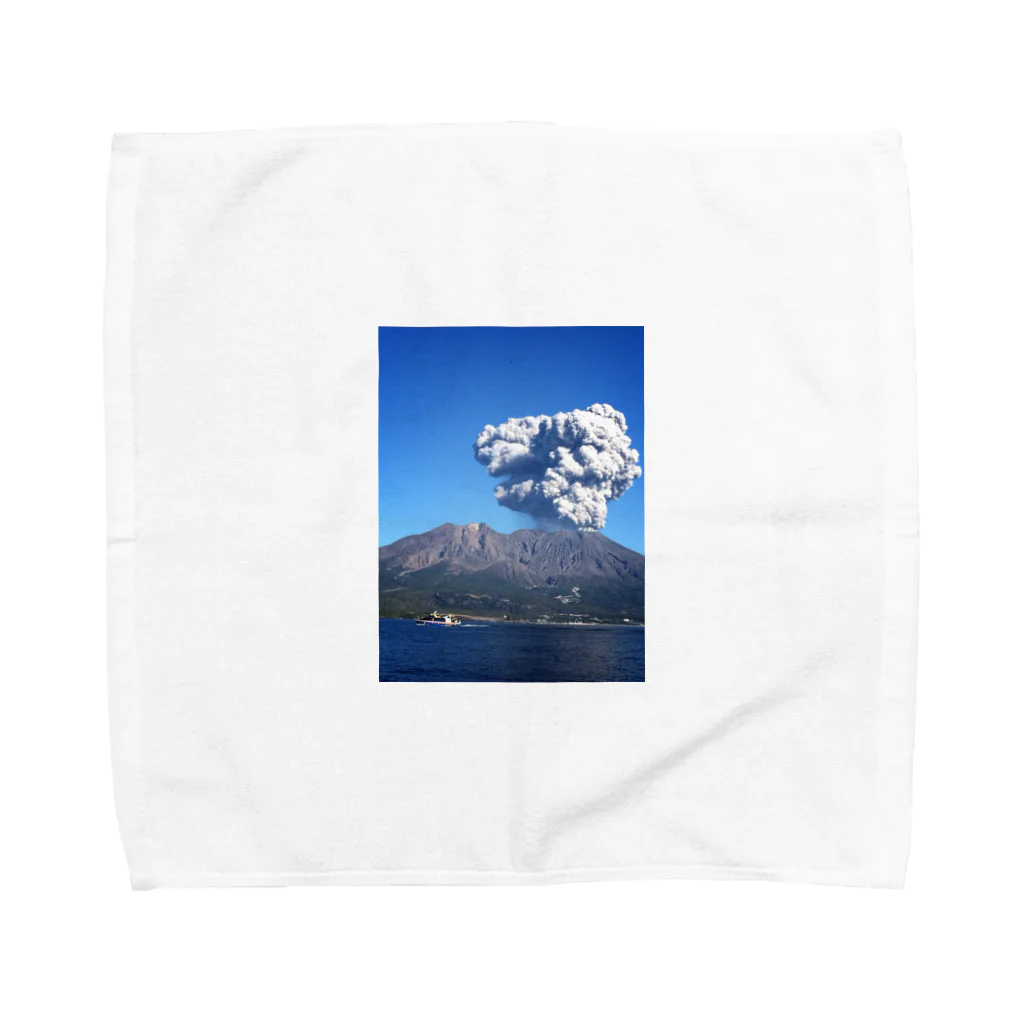 akikkuの噴火 Towel Handkerchief