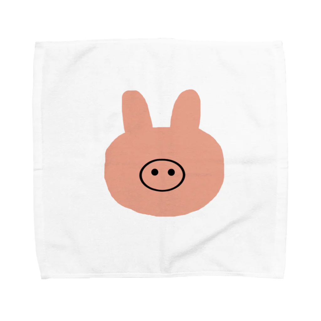 as_k_pigpigのブタウサギーナ Towel Handkerchief