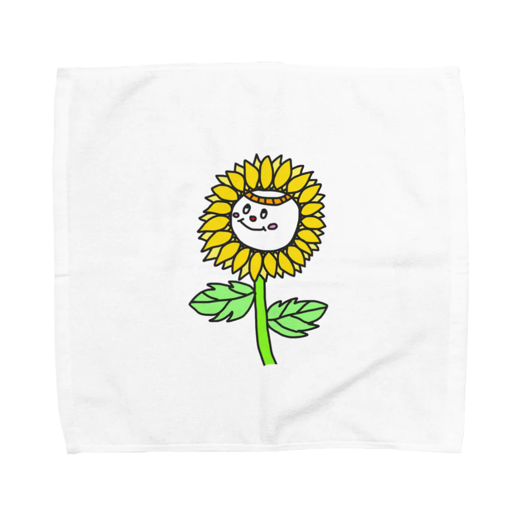 手描きＴシャツ seethesunのひまわりさん Towel Handkerchief