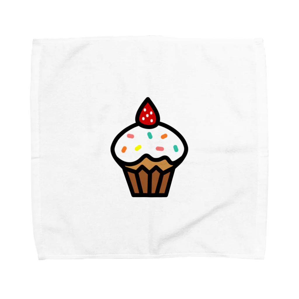 みんスマ-minna smile-のイチゴのカップケーキ Towel Handkerchief