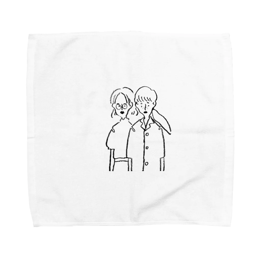 海の静けさとともにのgirls Towel Handkerchief