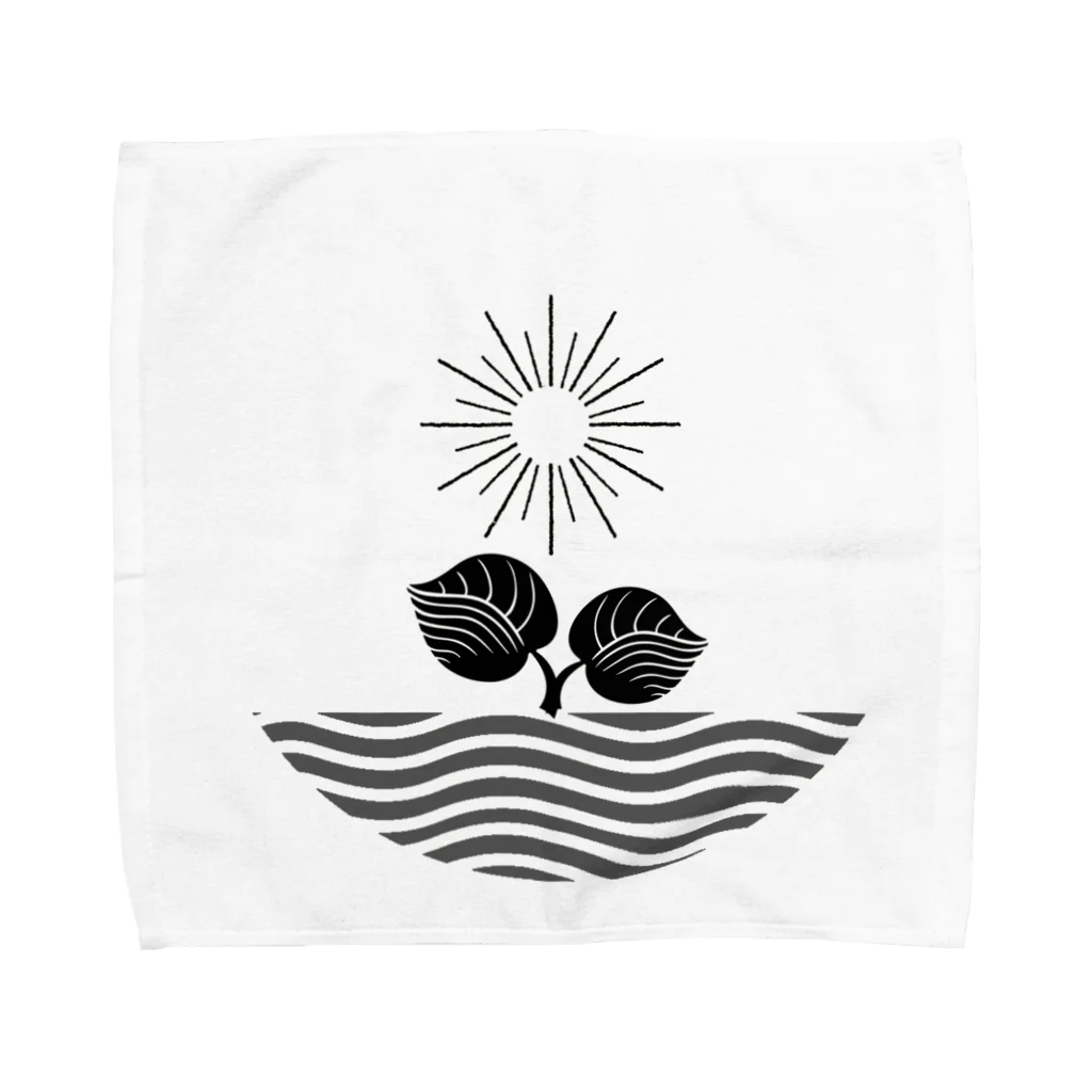 双葉🌱のロゴプリント Towel Handkerchief