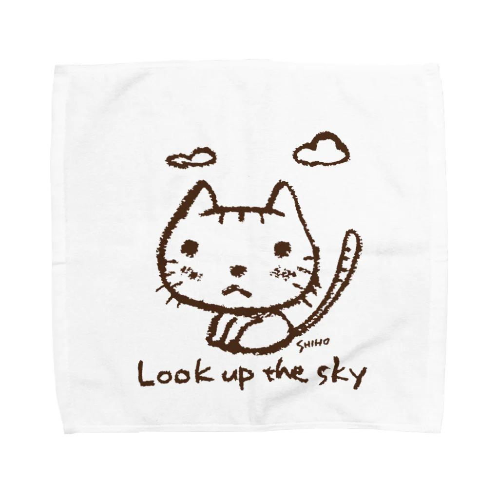 Gallery_shihotのLook up the sky Towel Handkerchief