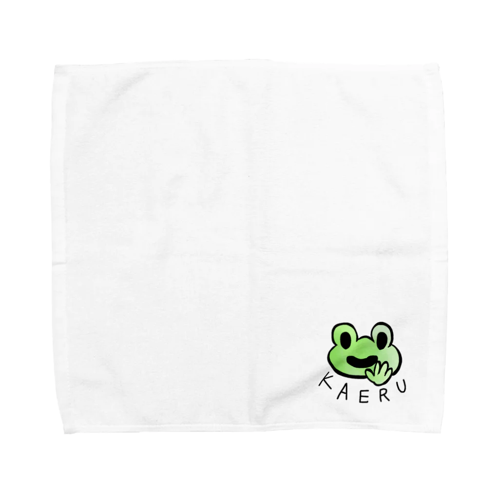 アシタモのほがらかカエル Towel Handkerchief