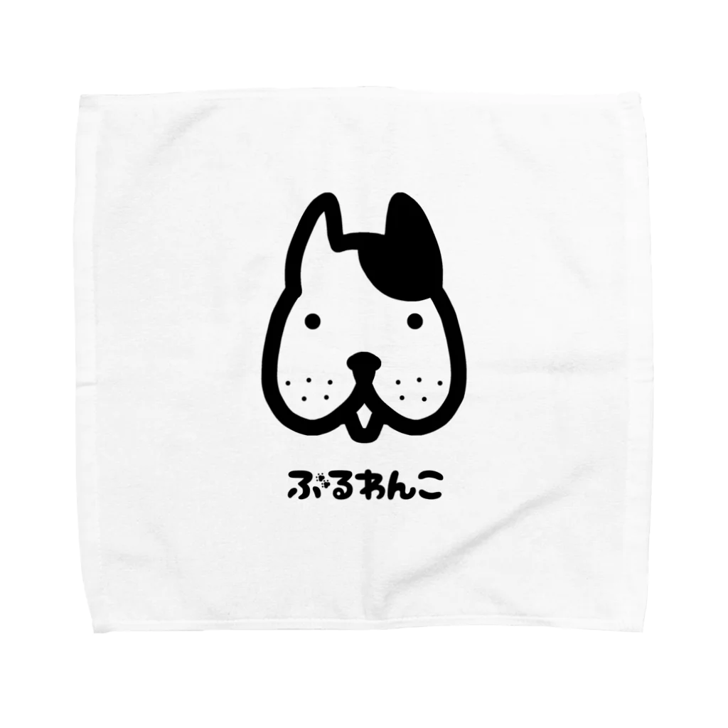 mojimojiのぶるわんこ Towel Handkerchief