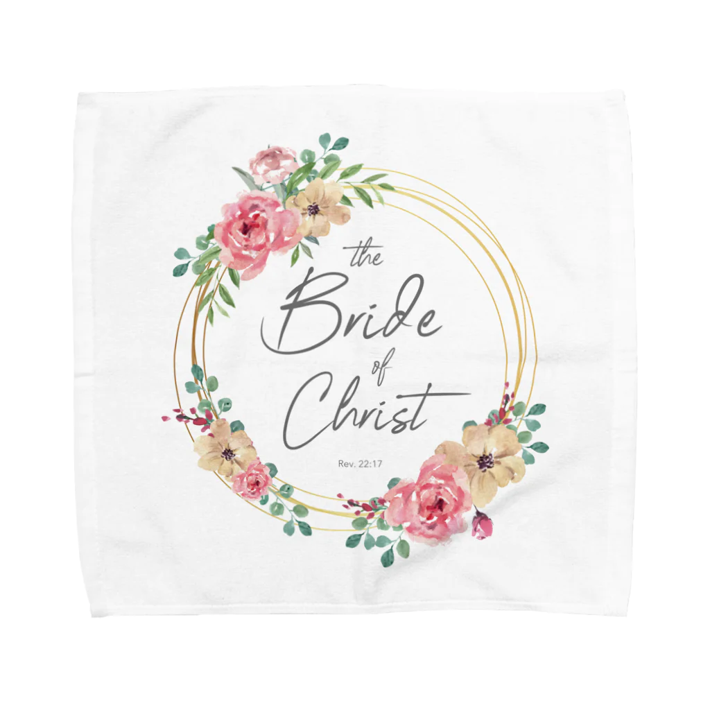 一羽のすずめのthe Bride of Christ Towel Handkerchief