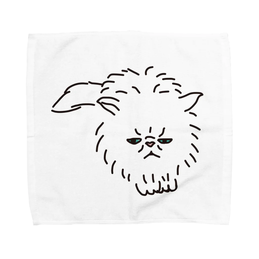 kojiのスコティッシュフォールド猫 Towel Handkerchief