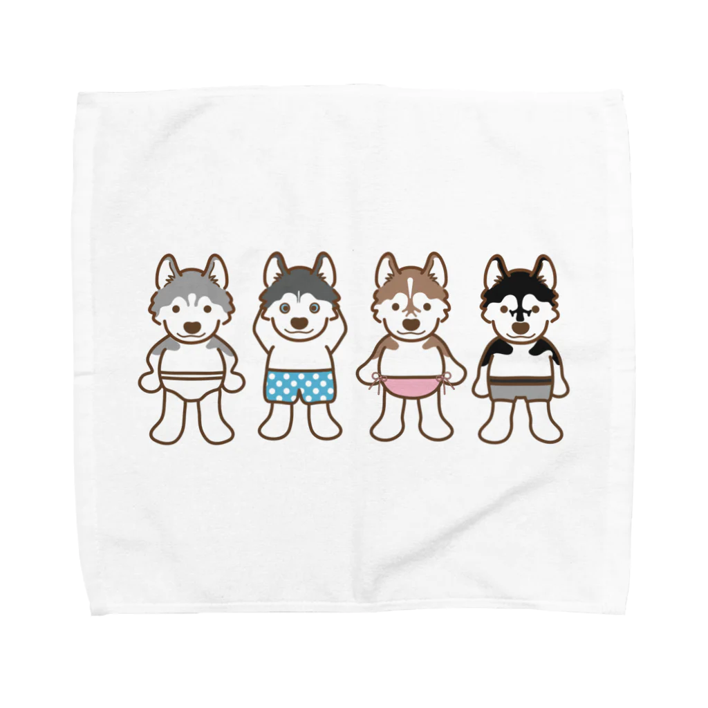  HUS×HUSのおパンツハスキー2 Towel Handkerchief