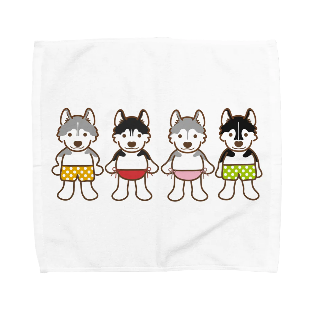  HUS×HUSのおパンツハスキー3 Towel Handkerchief