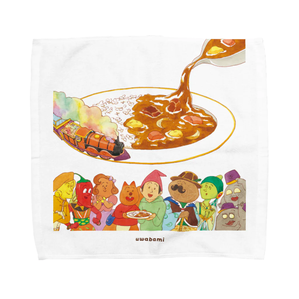 BAMI SHOPのスパイスカレー！ Towel Handkerchief