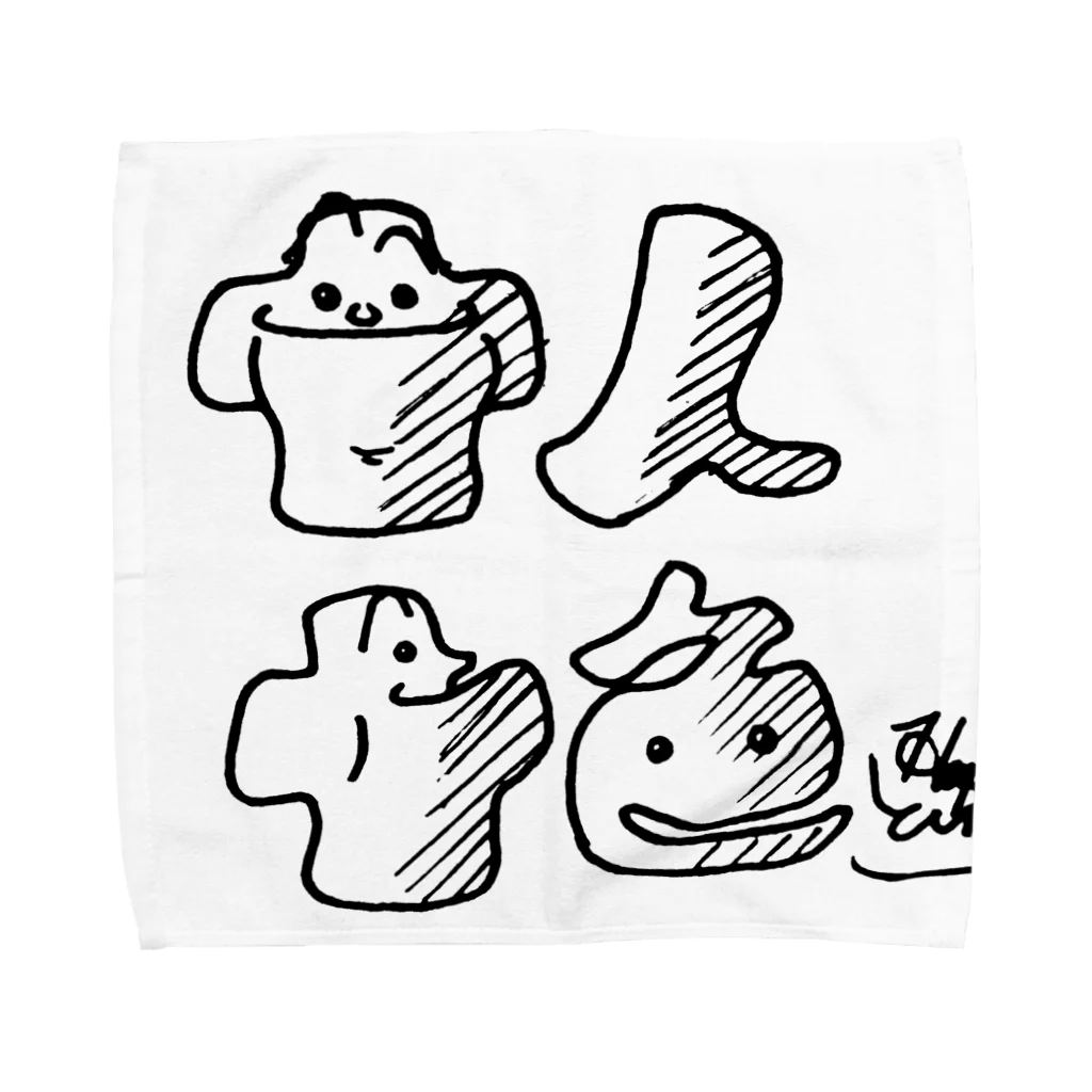 Happyといろの十人十色のといろさん Towel Handkerchief