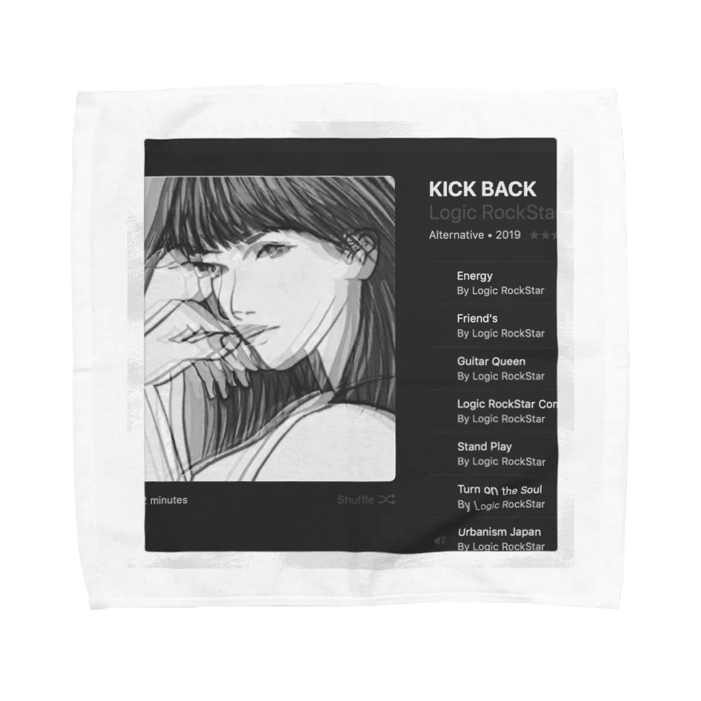 Logic RockStar のKick Back  タオルハンカチ