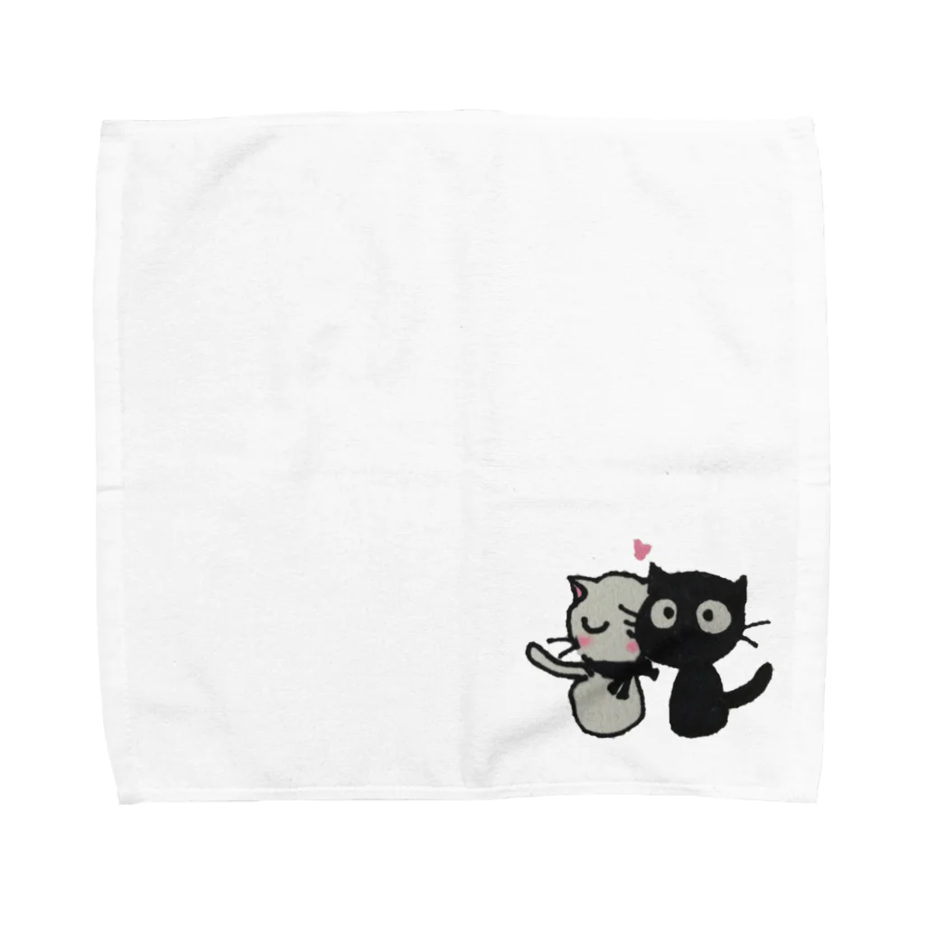 コウのカプ猫 Towel Handkerchief