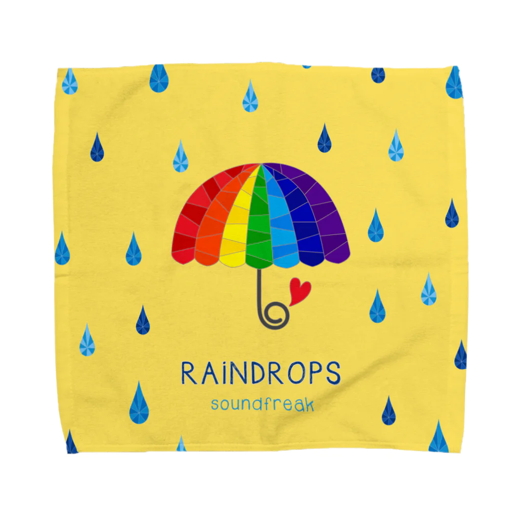 soundfreakのRAiNDROPS Towel Handkerchief