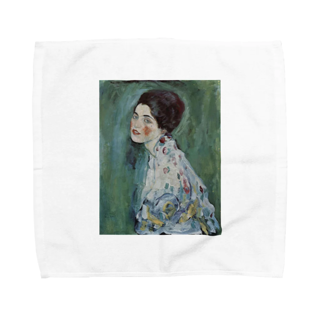 Art Baseのグスタフ・クリムト / 1917 /Portrait of a Lady / Gustav Klimt タオルハンカチ