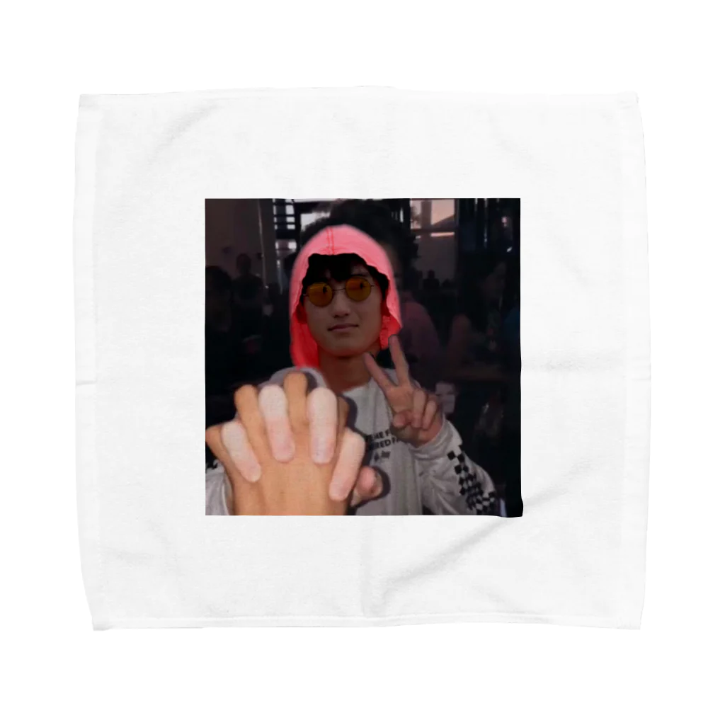 0127hirotoの大西の顔 Towel Handkerchief