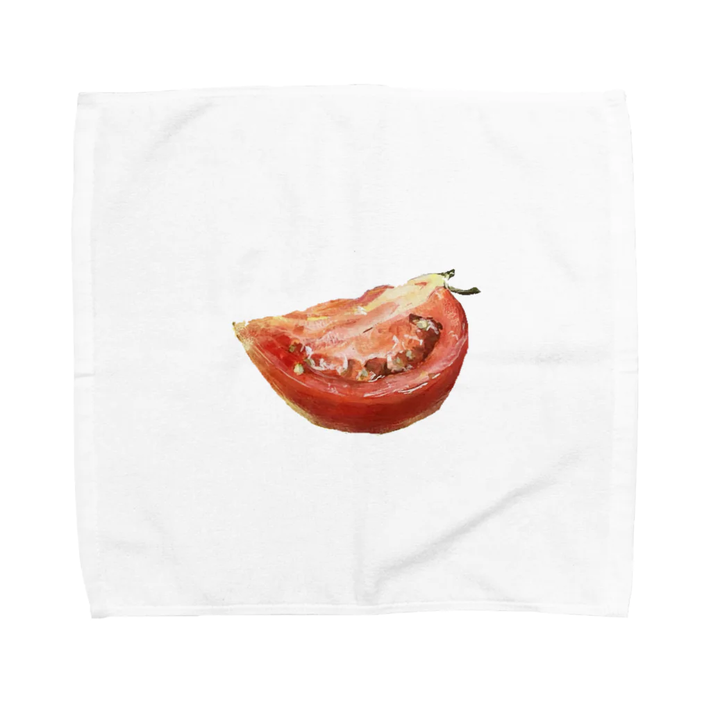 しぼりたてのししゃものおトマト Towel Handkerchief