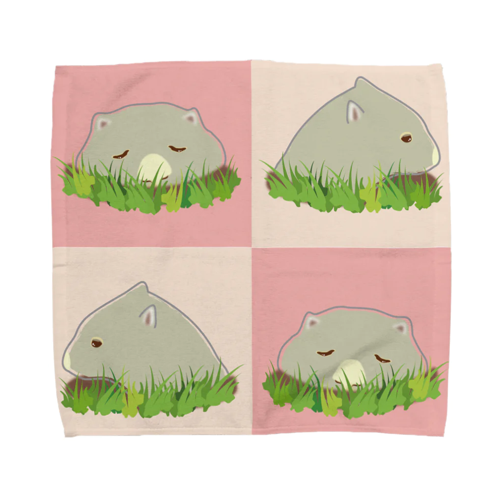 wombat_yuのウォンバットの ”Tumori”ちゃん3 Towel Handkerchief