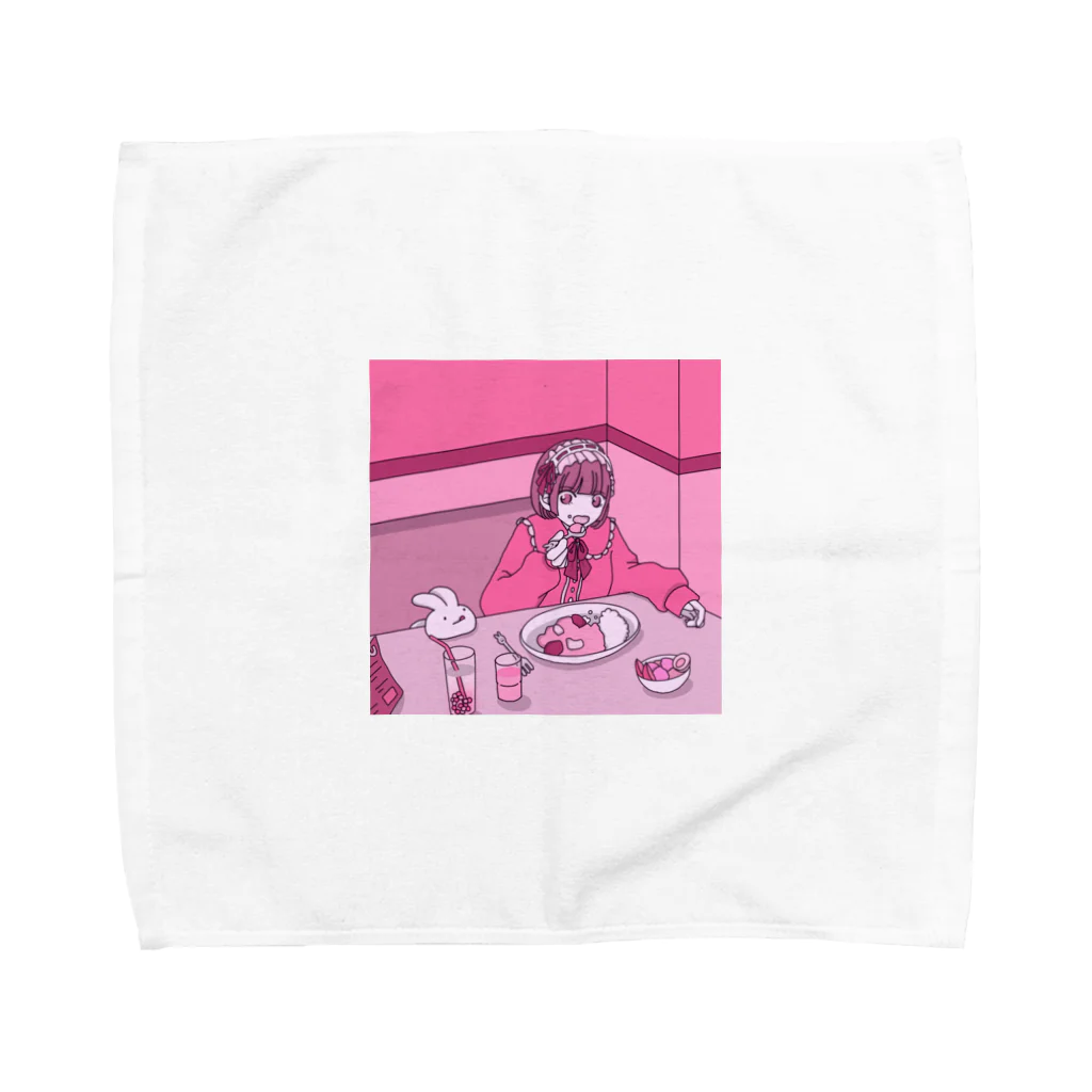 KEIchanのかわいいを食べる女の子 Towel Handkerchief