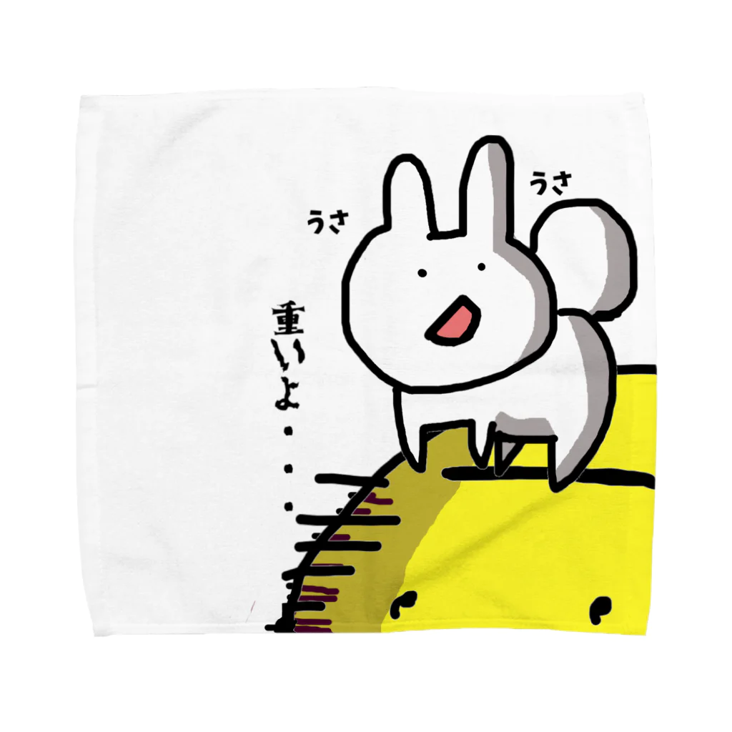 ぽんこつ商店のお月見うさちゃん Towel Handkerchief