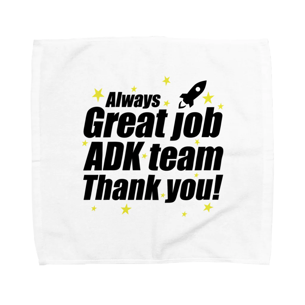 【仮想通貨】ADKグッズ専門店 のGreat ADK team! Towel Handkerchief