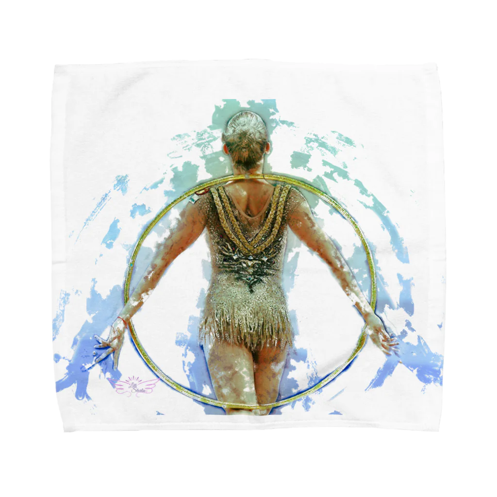 lilli-starling　dépayséeの新体操ガール　フープアクセサリー Towel Handkerchief