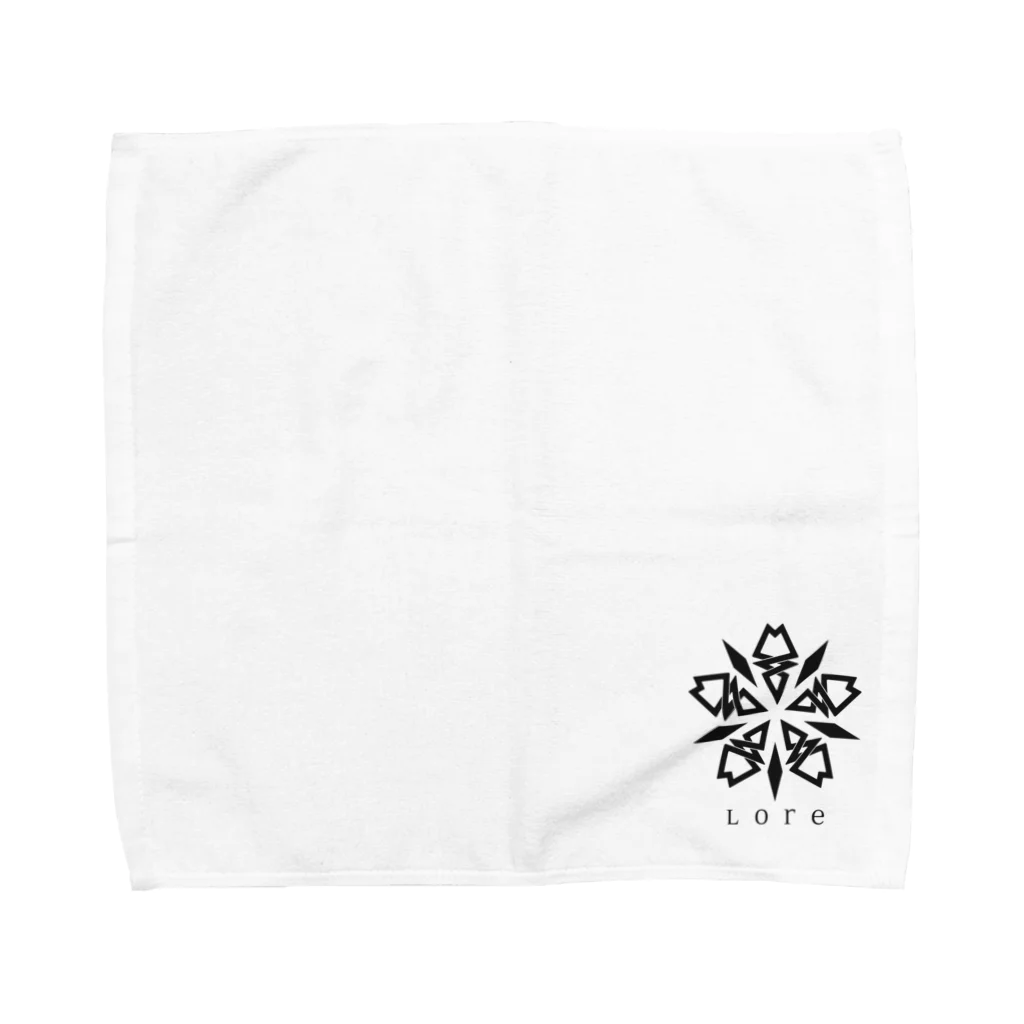 LoreのLore（BLACK） Towel Handkerchief