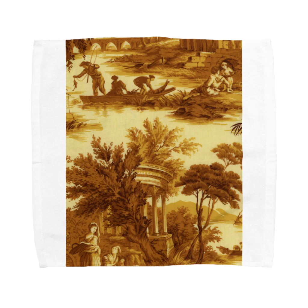 J. Jeffery Print Galleryのトワルドジュイ Toile de Jouy Towel Handkerchief