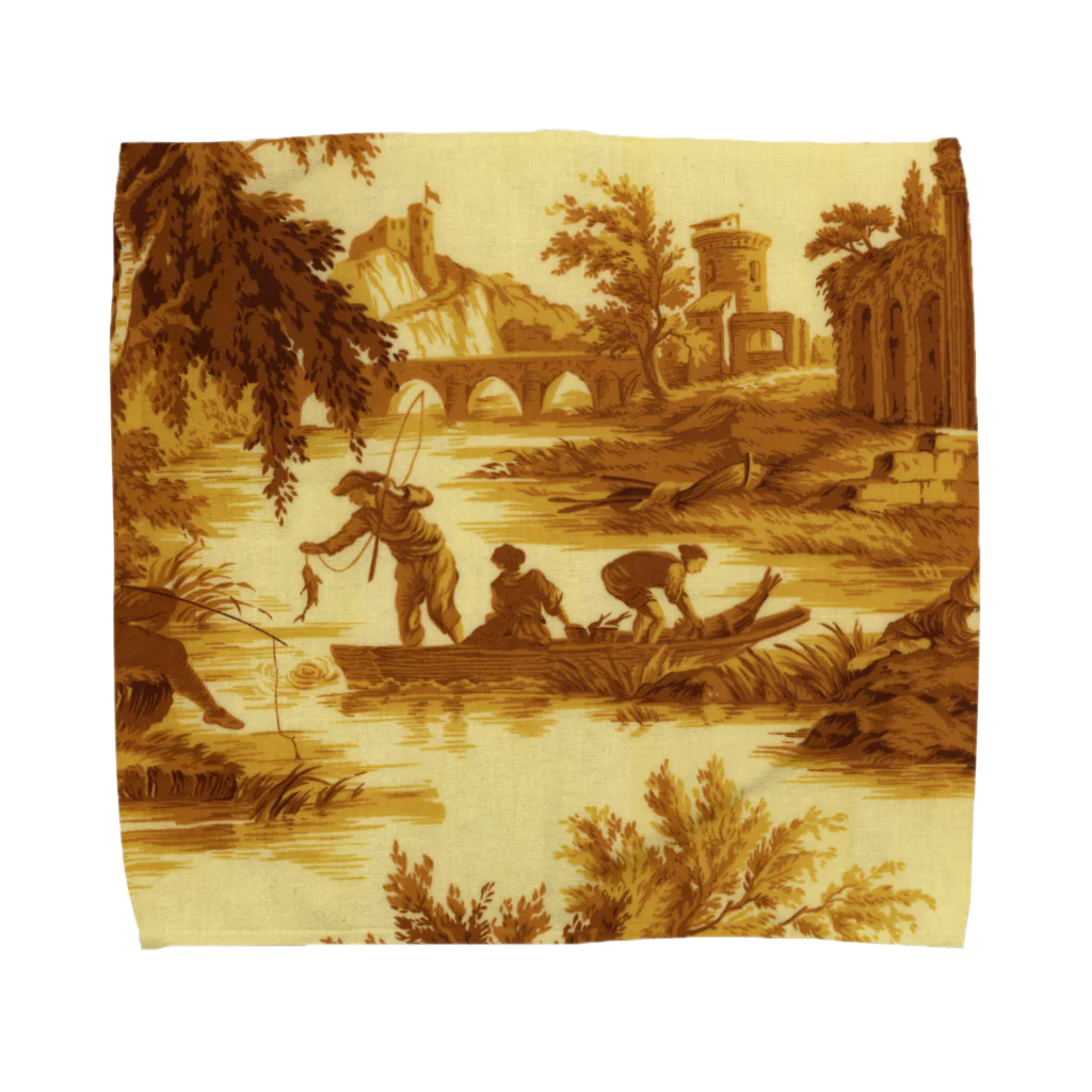 J. Jeffery Print Galleryのトワルドジュイ Toile de Jouy Towel Handkerchief