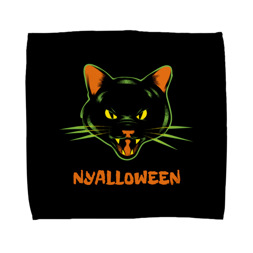 gemgemshopのニャロウィン Towel Handkerchief