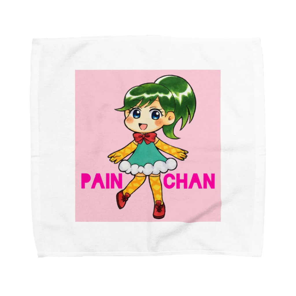 pain_chanのパインちゃん(ピンク) Towel Handkerchief