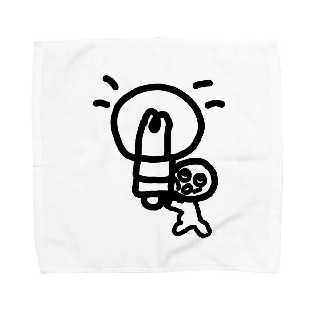 Venizakuraのひらめいたくん Towel Handkerchief