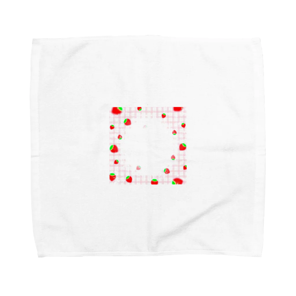 mero46のいちご Towel Handkerchief