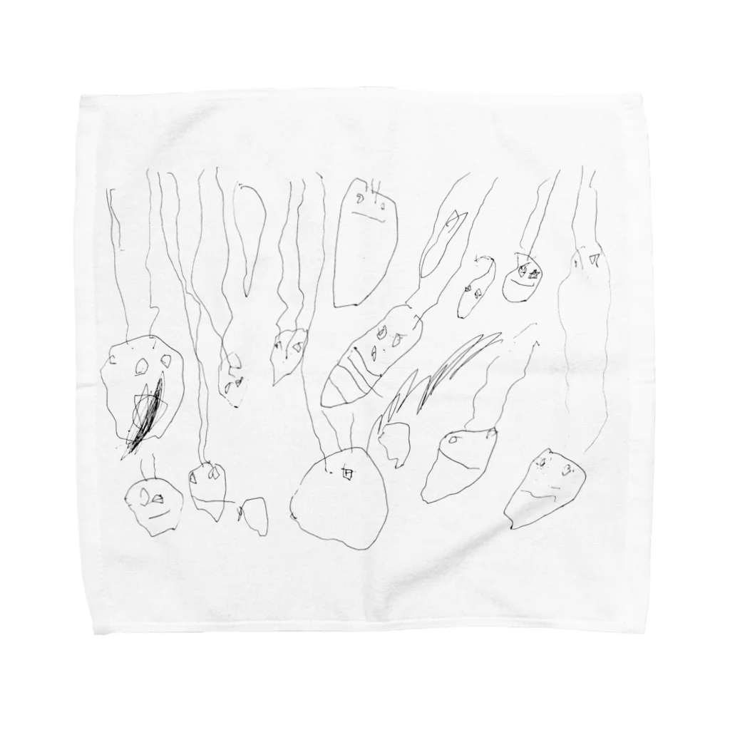 Osashopのウサギ Towel Handkerchief