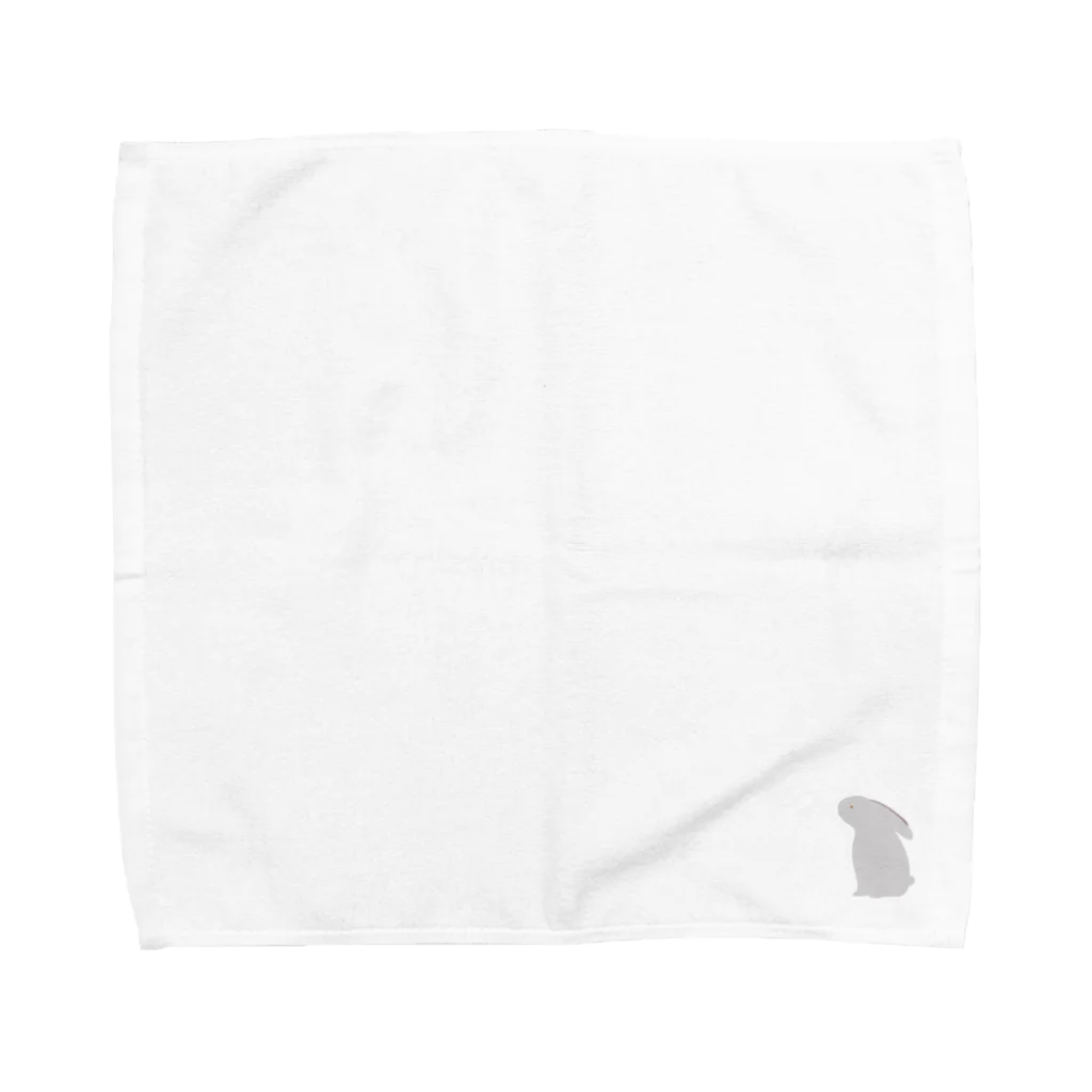 ほのかのうさぎのタオルハンカチ Towel Handkerchief