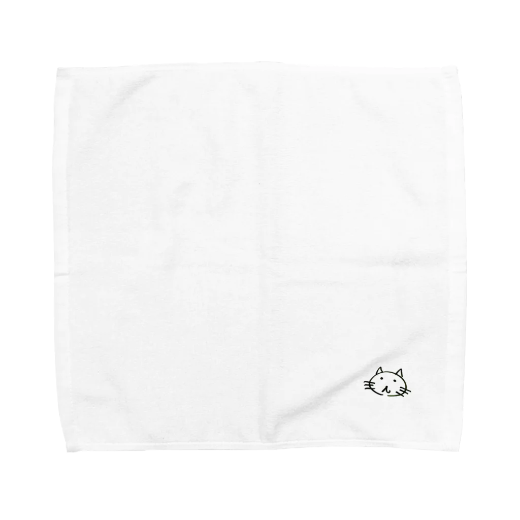 NOTpandaの虚無顔のねこ Towel Handkerchief