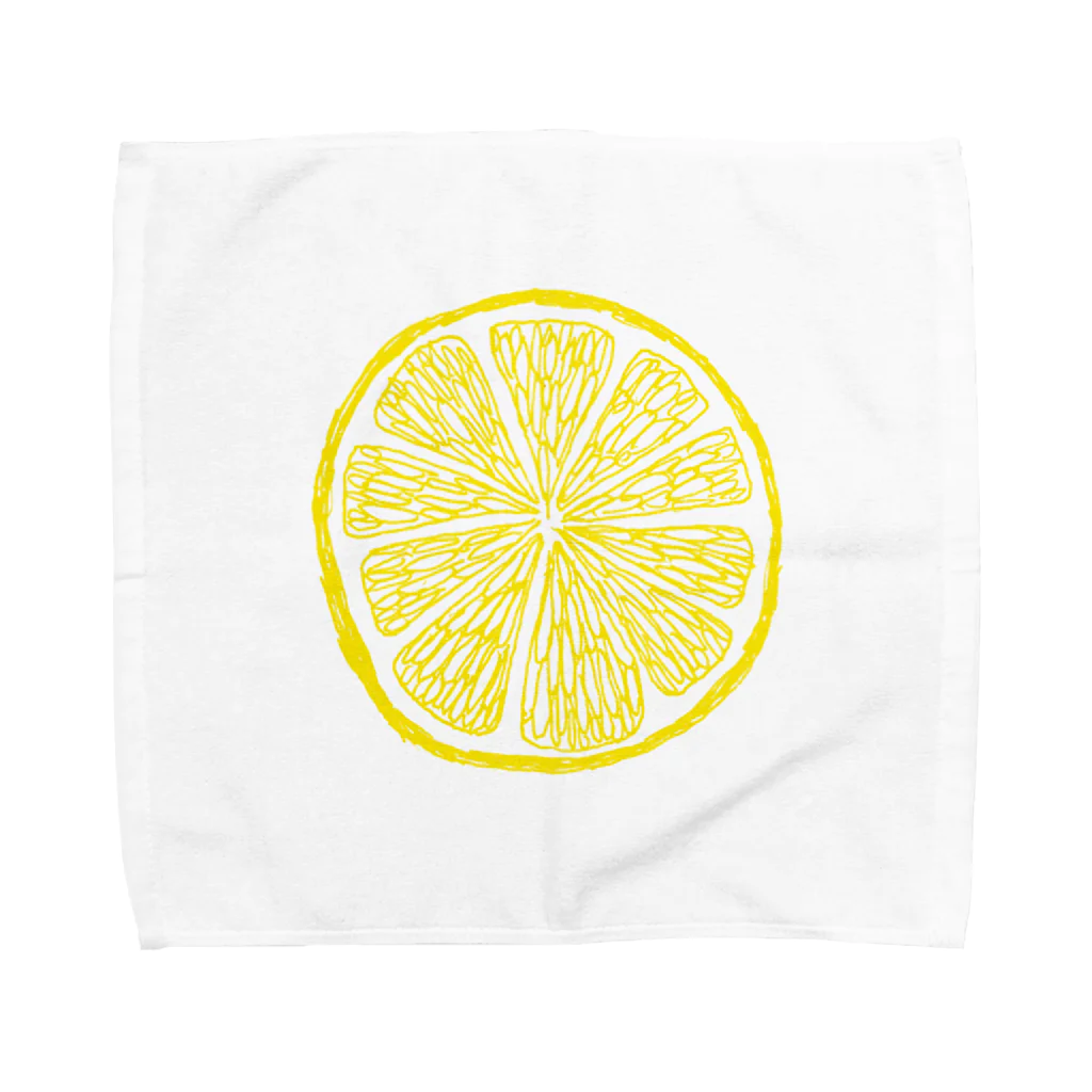 NIKORASU GOの「この夏のおすすめ「レモンの輪切り」 Towel Handkerchief