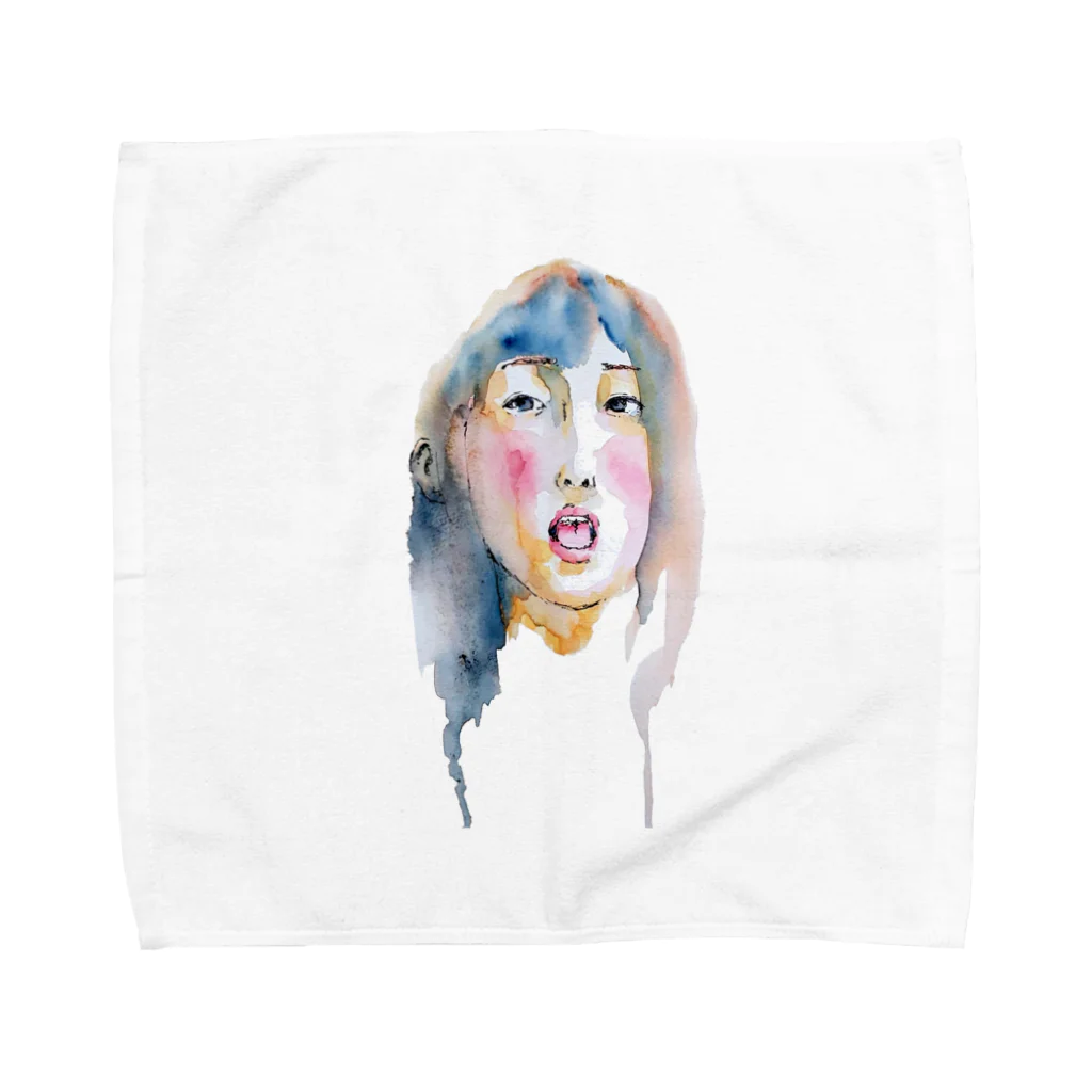 シシカバぐっずの女の子だよ Towel Handkerchief