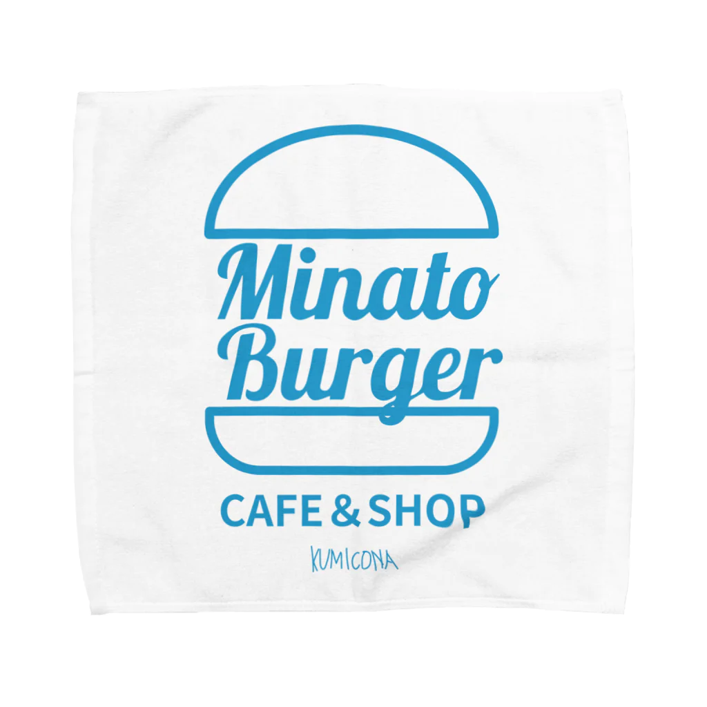 kumiconaShopのミナトバーガー_ロゴグッズ(MinatoBurger) タオルハンカチ